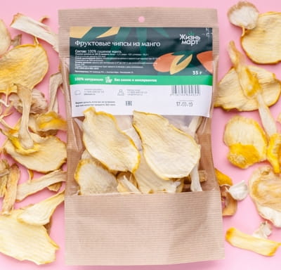 Фруктовые чипсы из манго