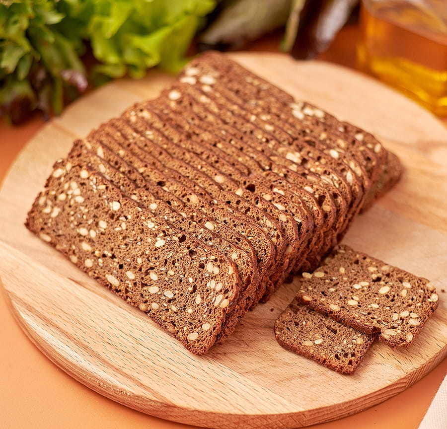 Хлебцы ржано-пшеничные с семенами 