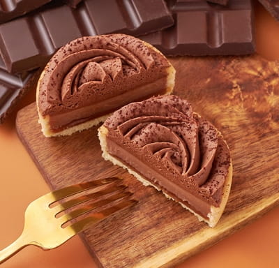 Тарталетка шоколадно-карамельная