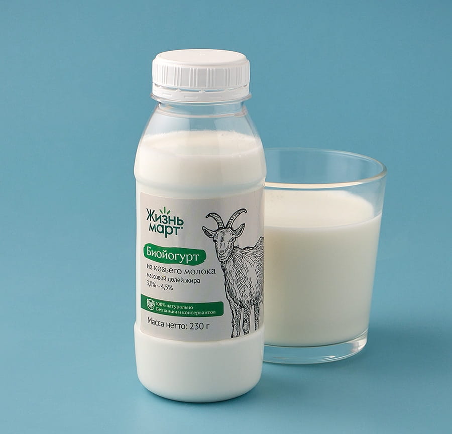 Биойогурт из козьего молока 3,0% – 4,5%
