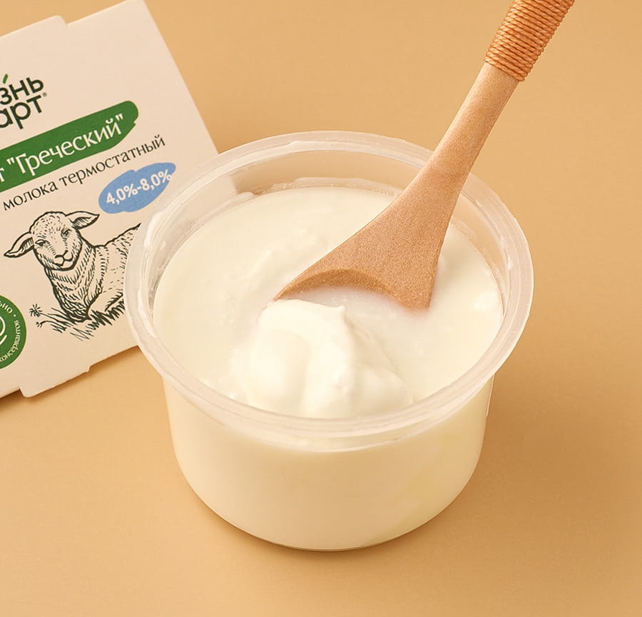Йогурт "Греческий" из овечьего молока термостатный  4,0%-8,0%