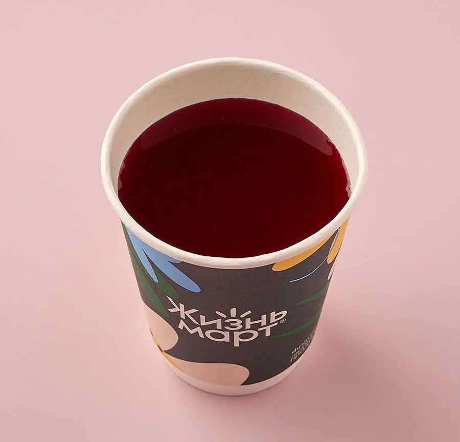 Красный чай с пряной вишней