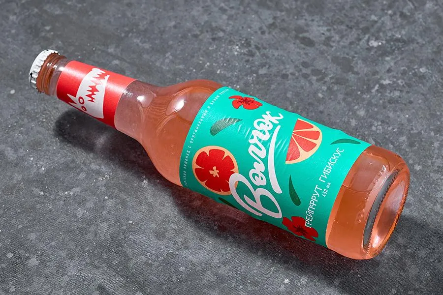 Лимонад Волчок Грейпфрут-Гибискус