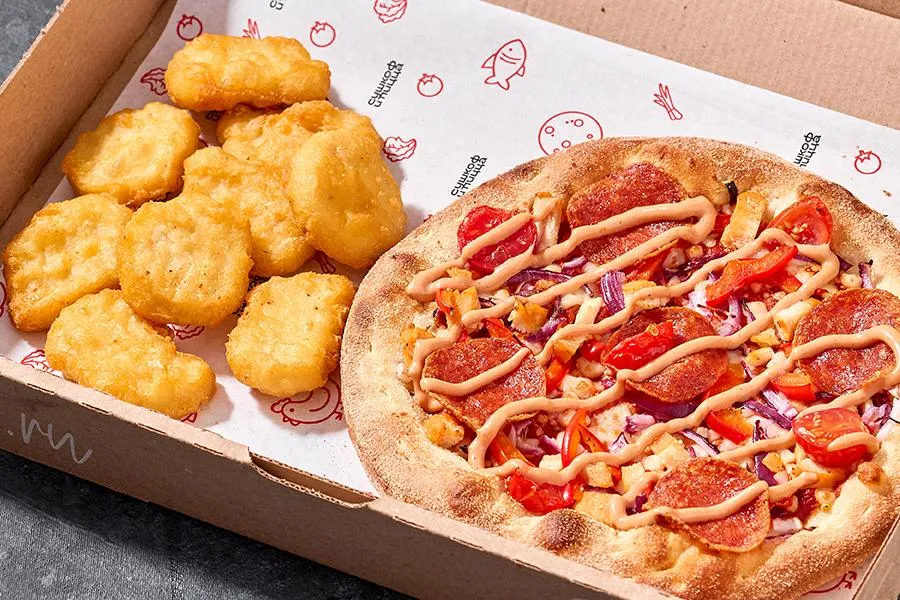 Аррива и наггетсы