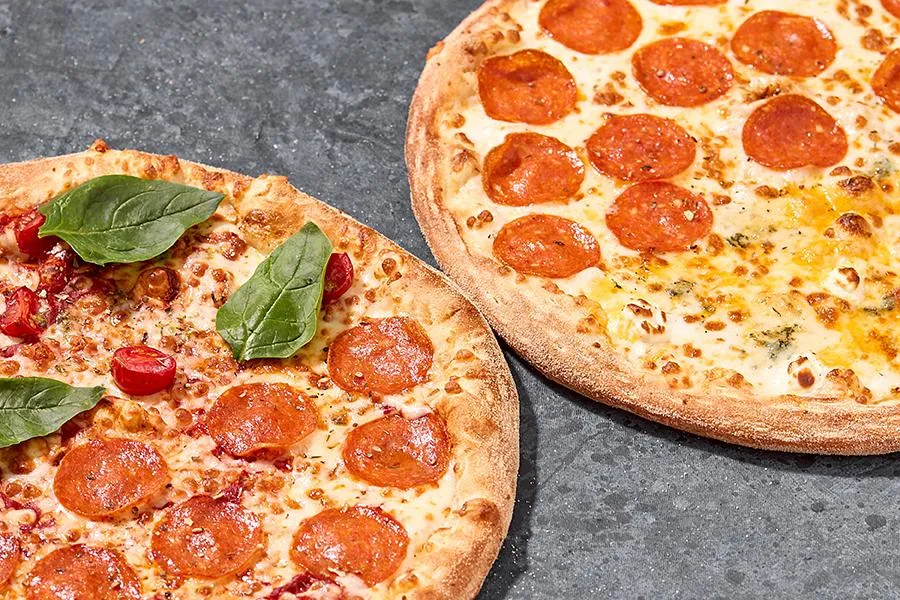 2 пиццы по 30