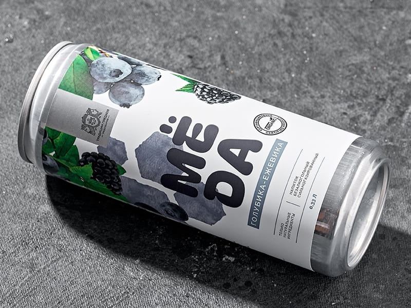 Лимонад Голубика-ежевика