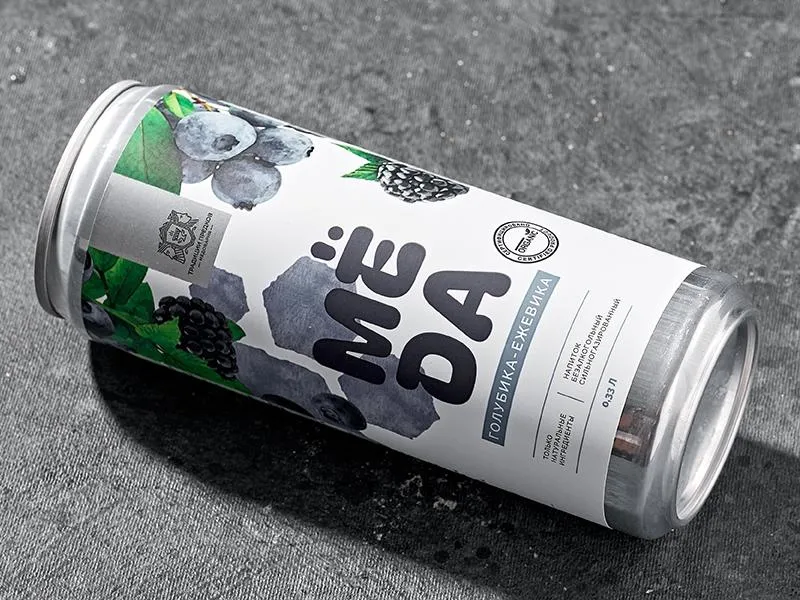 Лимонад Голубика-ежевика