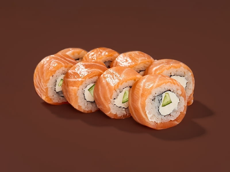 Филадельфия с огурцом 12 шт