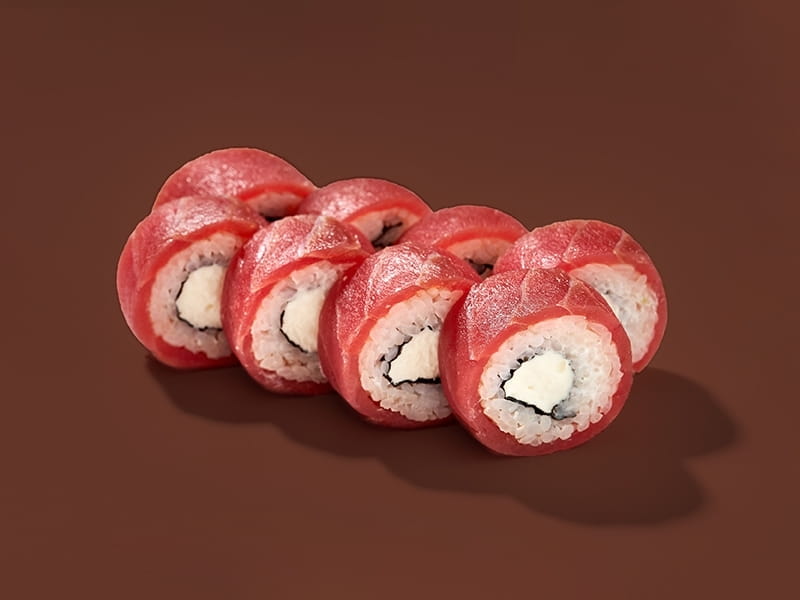 Сет из 4 роллов и Филадельфии с тунцом