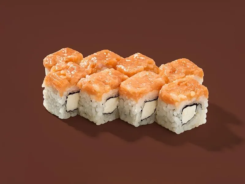 С рубленым лососем