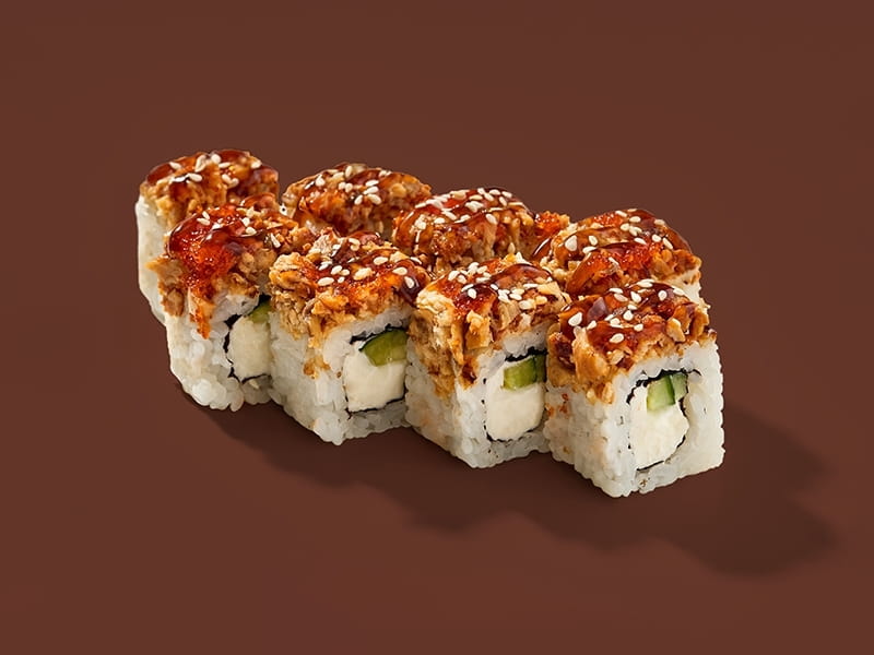 Сет из 4 роллов и Калифорнии с креветкой