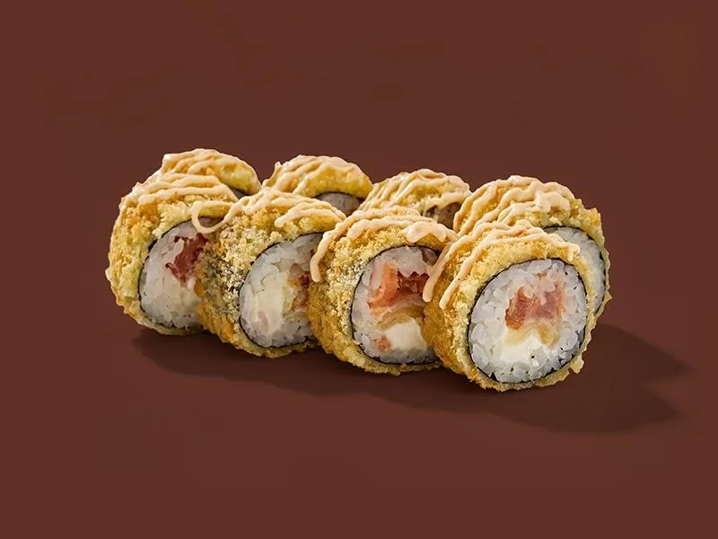 С тунцом и лососем темпура