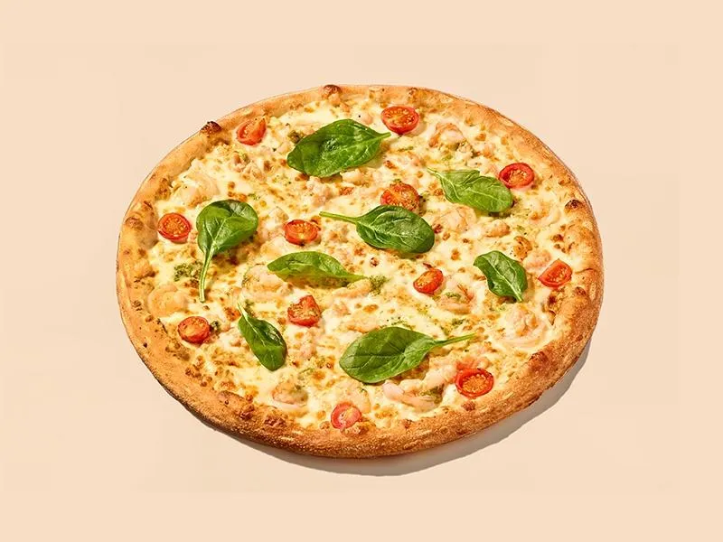 Морская с лососем и креветками