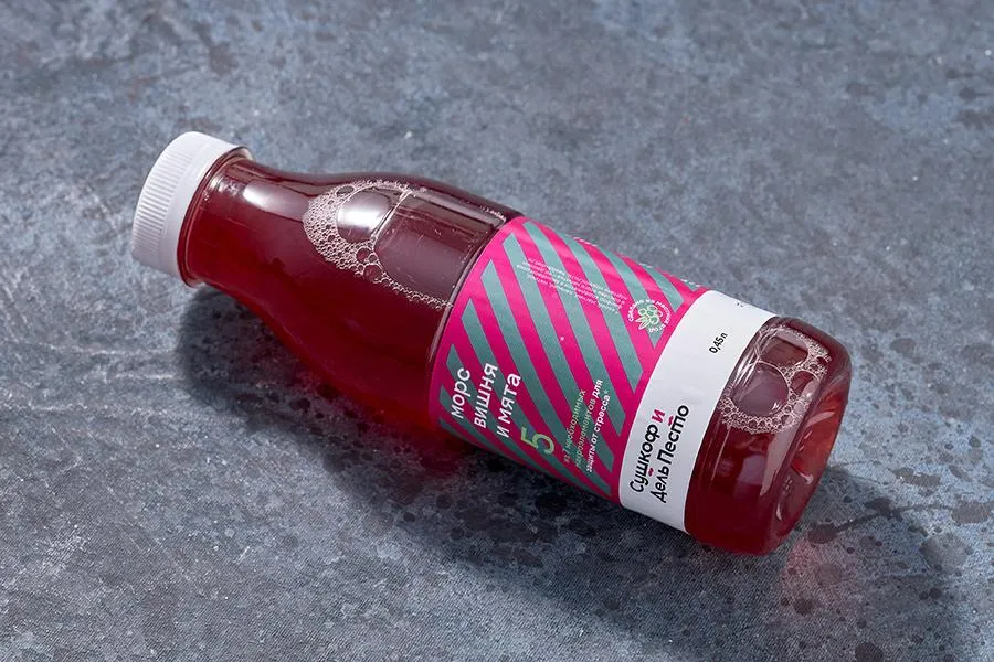 Морс Вишня и мята