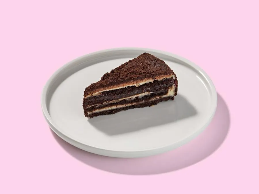 Торт шоколадно-малиновый