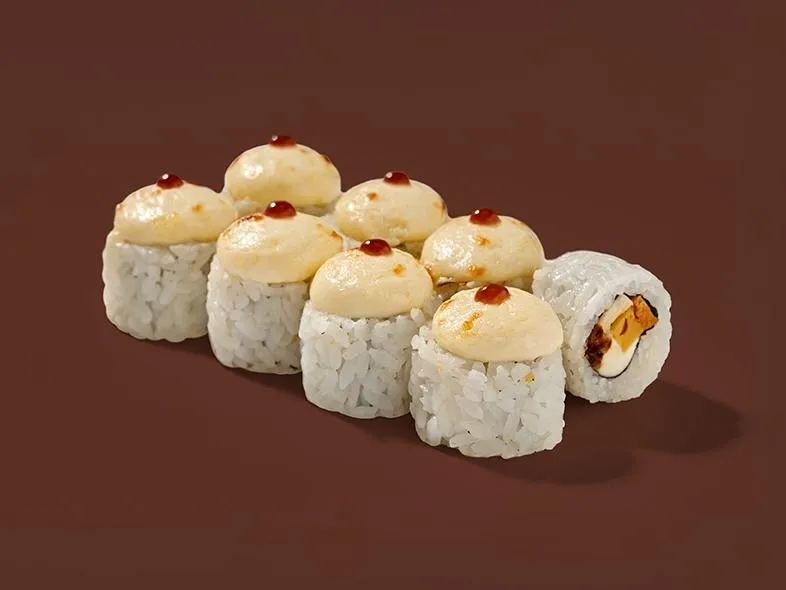 Ролл запеченный с курицей гриль