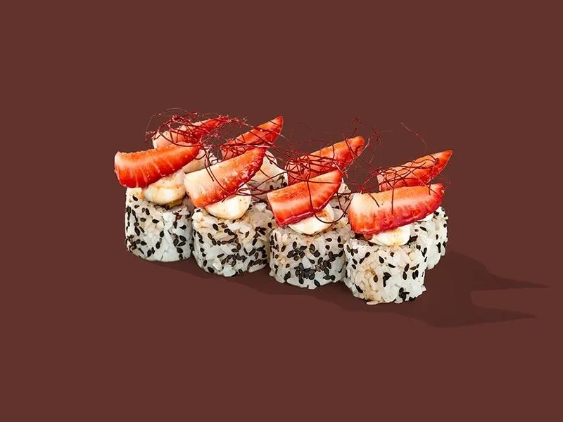 С клубникой и манго